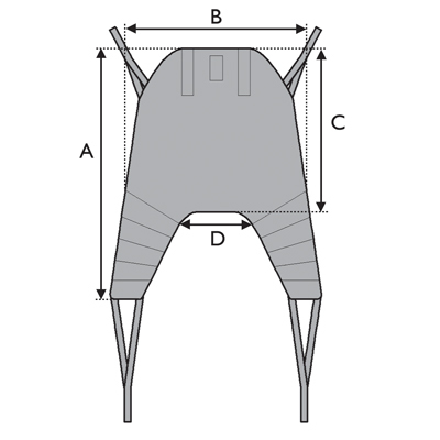 Invacare Universal High Sling for Hoist Hire in Suffolk, England