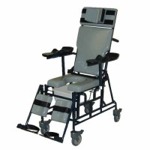 Shower Commode Chair Hire In Tenerife, Costa Adeje - Tilted, Small Wheels